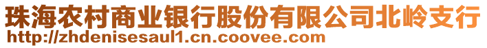 珠海農村商業銀行股份有限公司北嶺支行