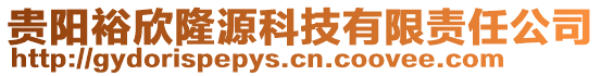 貴陽裕欣隆源科技有限責任公司