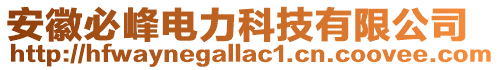 安徽必峰電力科技有限公司