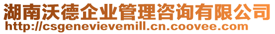 湖南沃德企業(yè)管理咨詢(xún)有限公司