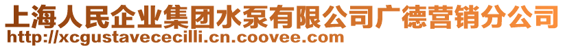 上海人民企業集團水泵有限公司廣德營銷分公司