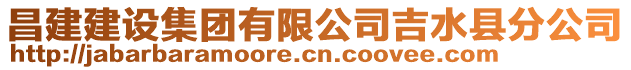 昌建建設(shè)集團有限公司吉水縣分公司