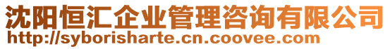 沈陽(yáng)恒匯企業(yè)管理咨詢有限公司