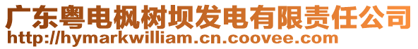 廣東粵電楓樹壩發(fā)電有限責(zé)任公司