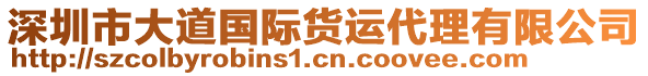 深圳市大道國際貨運代理有限公司