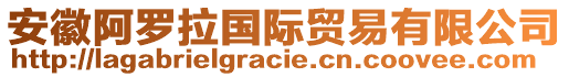 安徽阿羅拉國(guó)際貿(mào)易有限公司