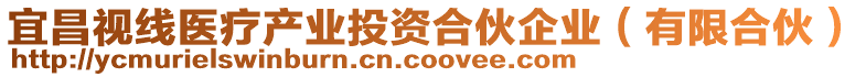 宜昌視線醫療產業投資合伙企業(有限合伙)