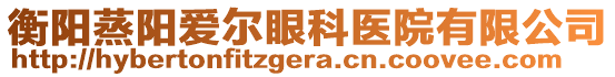 衡陽蒸陽愛爾眼科醫(yī)院有限公司