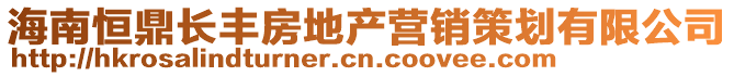 海南恒鼎長(zhǎng)豐房地產(chǎn)營(yíng)銷策劃有限公司