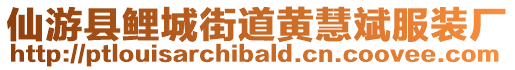 仙游縣鯉城街道黃慧斌服裝廠