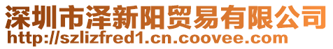 深圳市澤新陽貿易有限公司