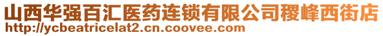 山西華強百匯醫藥連鎖有限公司稷峰西街店