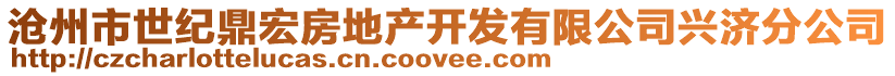 滄州市世紀鼎宏房地產(chǎn)開發(fā)有限公司興濟分公司