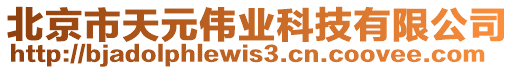 北京市天元偉業科技有限公司