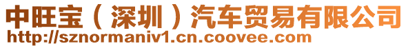 中旺寶（深圳）汽車貿(mào)易有限公司