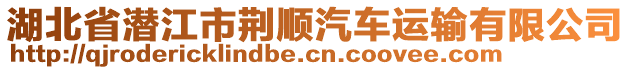 湖北省潛江市荊順汽車運輸有限公司