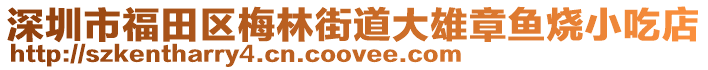 深圳市福田區(qū)梅林街道大雄章魚燒小吃店