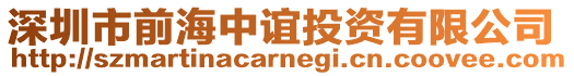 深圳市前海中誼投資有限公司