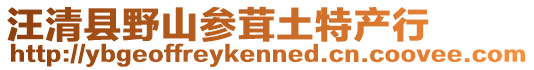 汪清縣野山參茸土特產(chǎn)行