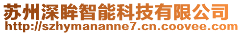蘇州深眸智能科技有限公司