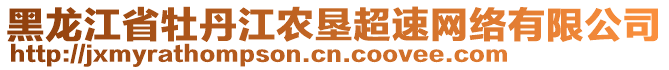 黑龍江省牡丹江農(nóng)墾超速網(wǎng)絡(luò)有限公司