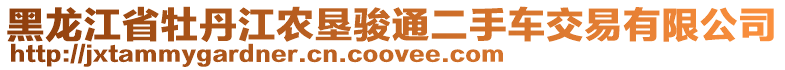 黑龍江省牡丹江農(nóng)墾駿通二手車交易有限公司