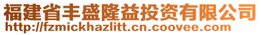 福建省豐盛隆益投資有限公司