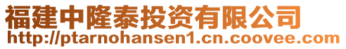 福建中隆泰投資有限公司