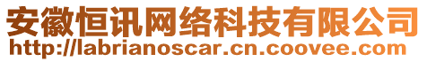 安徽恒訊網(wǎng)絡(luò)科技有限公司