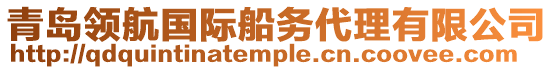 青島領(lǐng)航國際船務(wù)代理有限公司