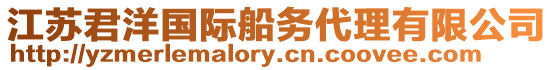 江蘇君洋國(guó)際船務(wù)代理有限公司