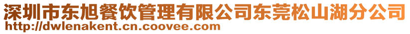 深圳市東旭餐飲管理有限公司東莞松山湖分公司