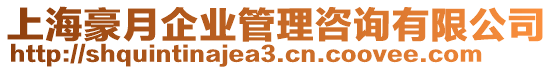 上海豪月企業(yè)管理咨詢有限公司