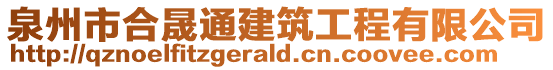 泉州市合晟通建筑工程有限公司