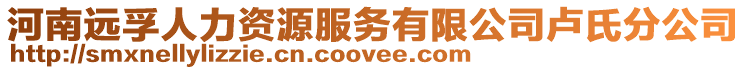 河南遠孚人力資源服務有限公司盧氏分公司