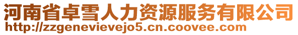 河南省卓雪人力資源服務(wù)有限公司