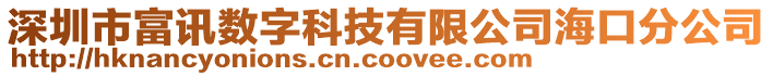 深圳市富訊數(shù)字科技有限公司海口分公司