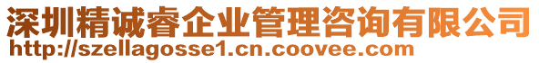 深圳精誠睿企業(yè)管理咨詢有限公司