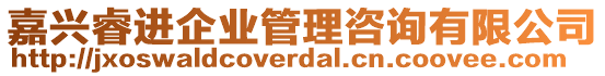 嘉興睿進(jìn)企業(yè)管理咨詢有限公司