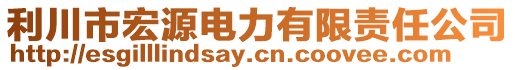 利川市宏源電力有限責(zé)任公司