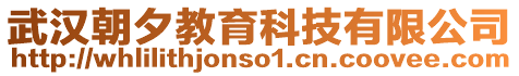 武漢朝夕教育科技有限公司