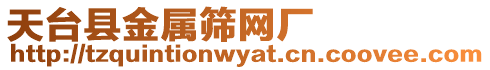天臺縣金屬篩網廠