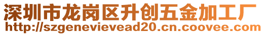 深圳市龍崗區(qū)升創(chuàng)五金加工廠