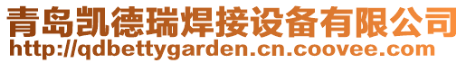 青島凱德瑞焊接設備有限公司