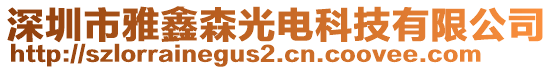 深圳市雅鑫森光電科技有限公司