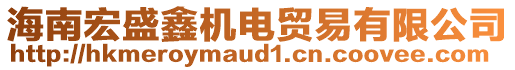 海南宏盛鑫機電貿易有限公司
