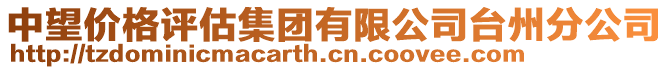中望價格評估集團有限公司臺州分公司
