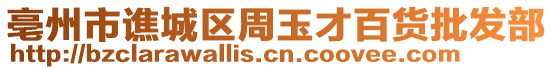 亳州市譙城區(qū)周玉才百貨批發(fā)部