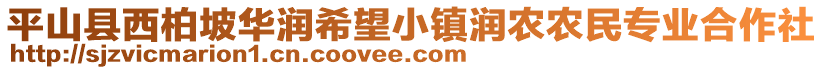 平山縣西柏坡華潤(rùn)希望小鎮(zhèn)潤(rùn)農(nóng)農(nóng)民專業(yè)合作社