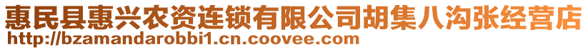 惠民縣惠興農(nóng)資連鎖有限公司胡集八溝張經(jīng)營店